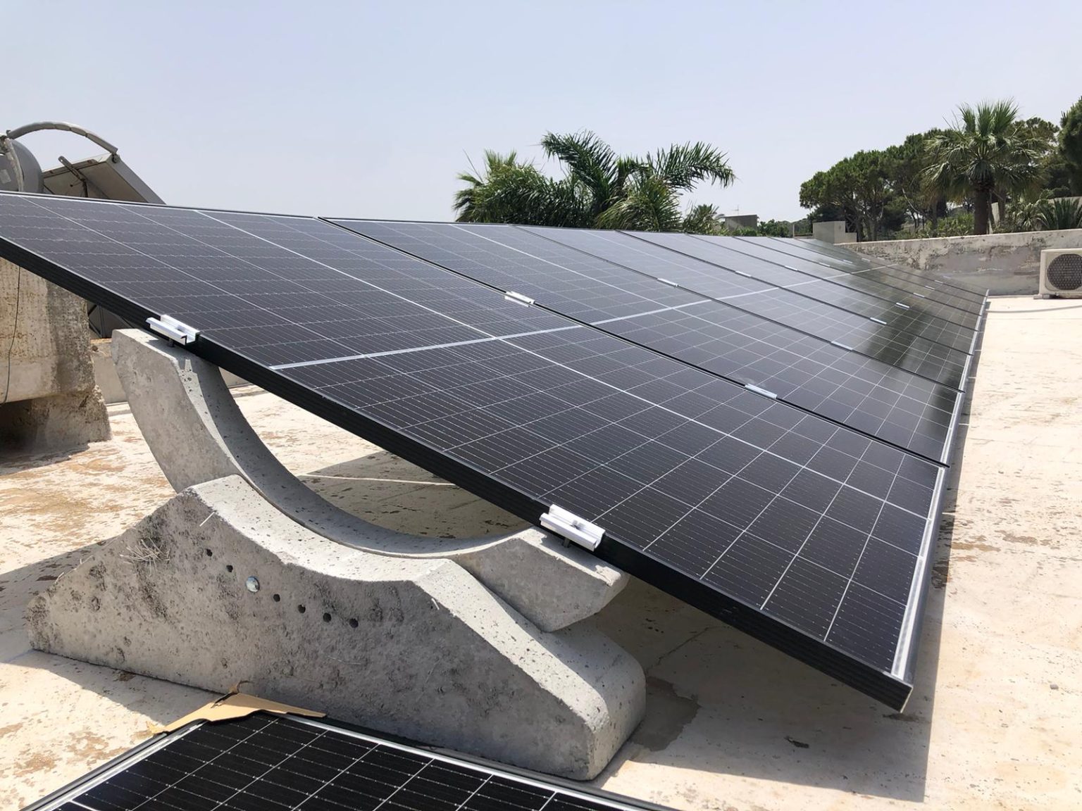 Fotovoltaico su tetto piano + accumulo Marsala