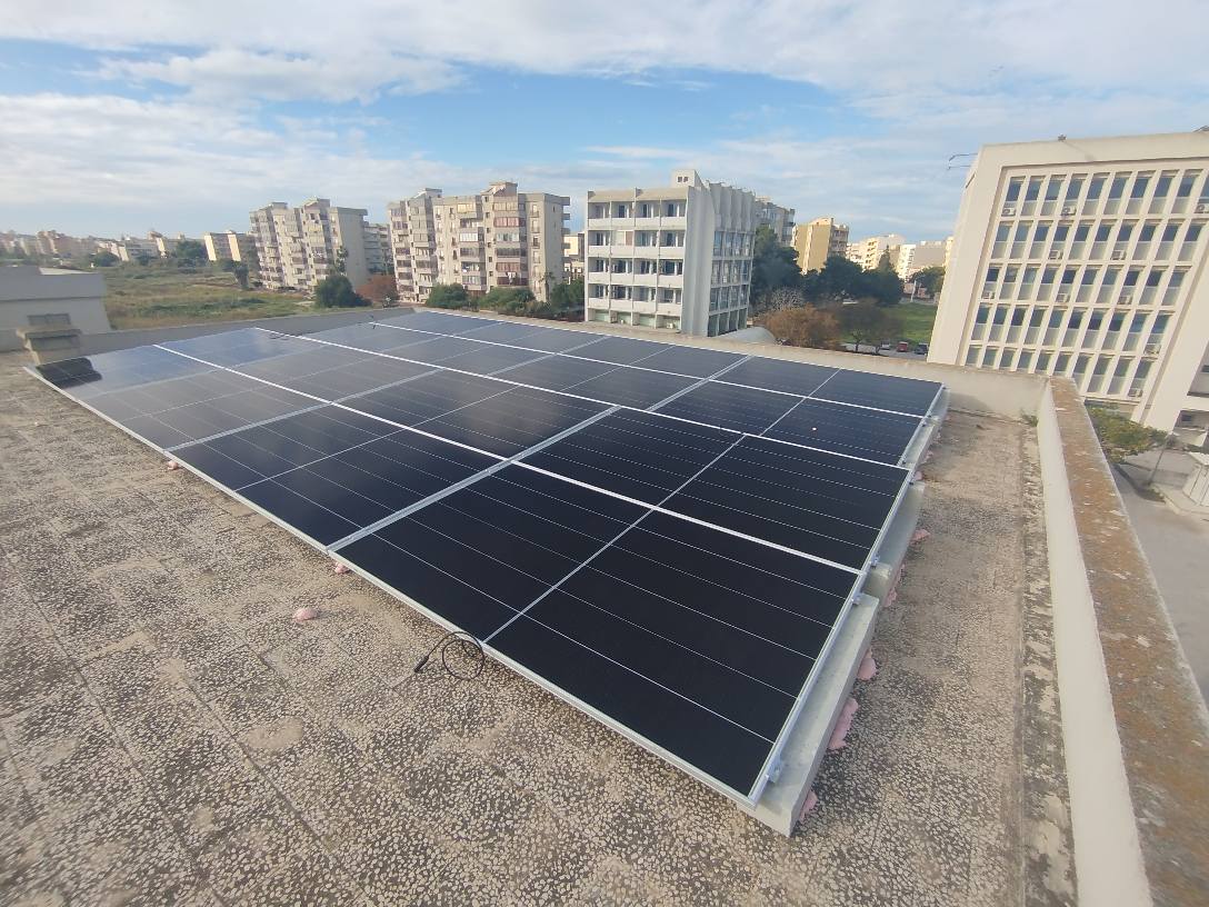 Fotovoltaico su tetto condominiale piano + accumulo in Trapani (TP)