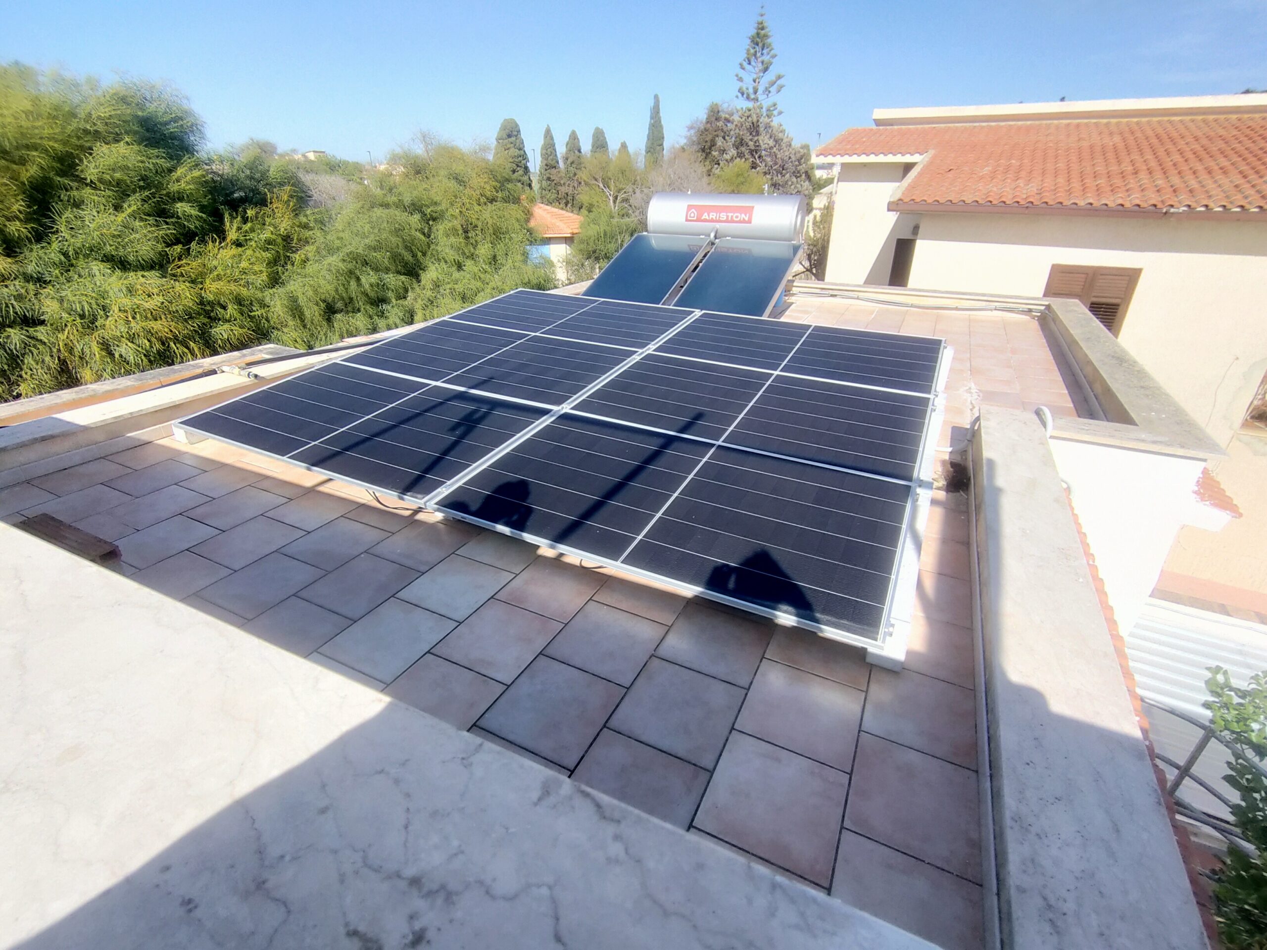 Fotovoltaico su tetto piano + accumulo in Triscina (TP)