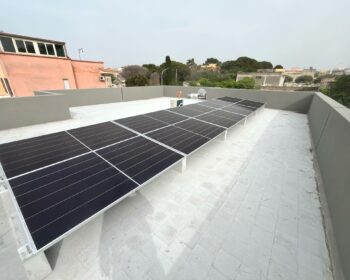 Fotovoltaico su tetto piano in condominio + accumulo in Paceco (TP)