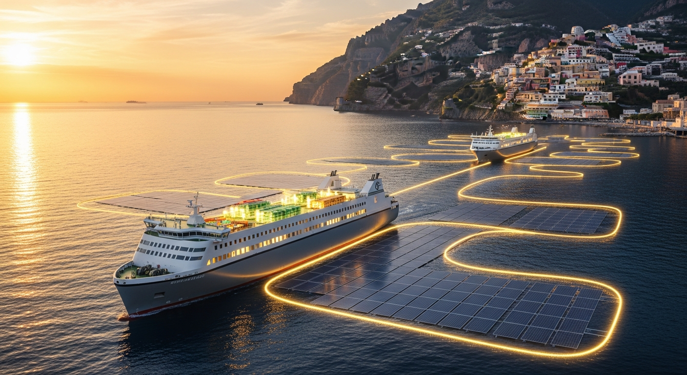 Transizione Ecologica a 360°: Come il Sea Modal Shift e il Fotovoltaico Guidano l'Italia verso un Futuro Sostenibile