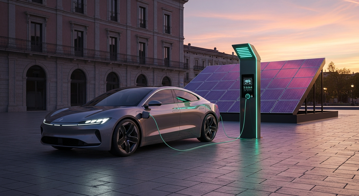 Colonnine di Ricarica e Fotovoltaico: San Cipriano d'Aversa Guida la Transizione Energetica