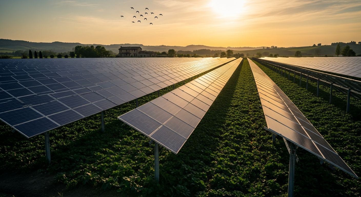 Agrivoltaico e Territorio: Oltre la Polemica, la Verità sui Benefici per Agricoltura e Biodiversità